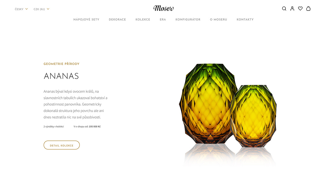 Screenshot webu www.moser.com/cs